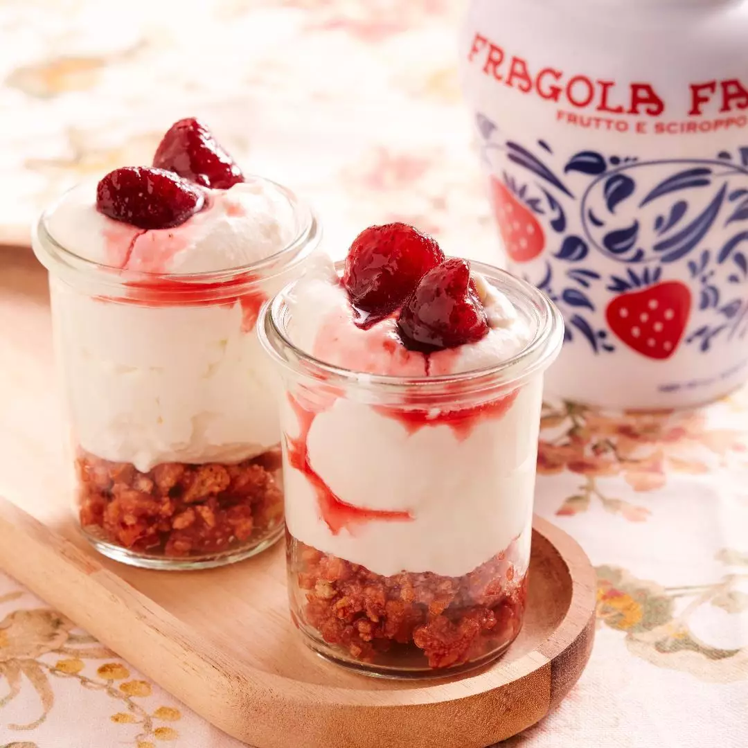 Ricotta Mousse with Fragola Fabbri