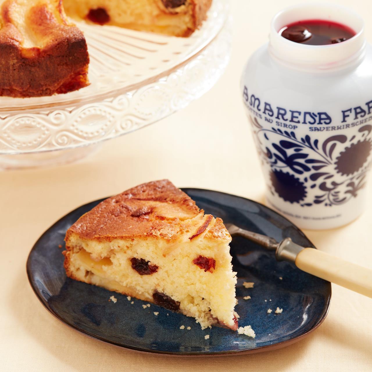 Apple Cake with Amarena Fabbri