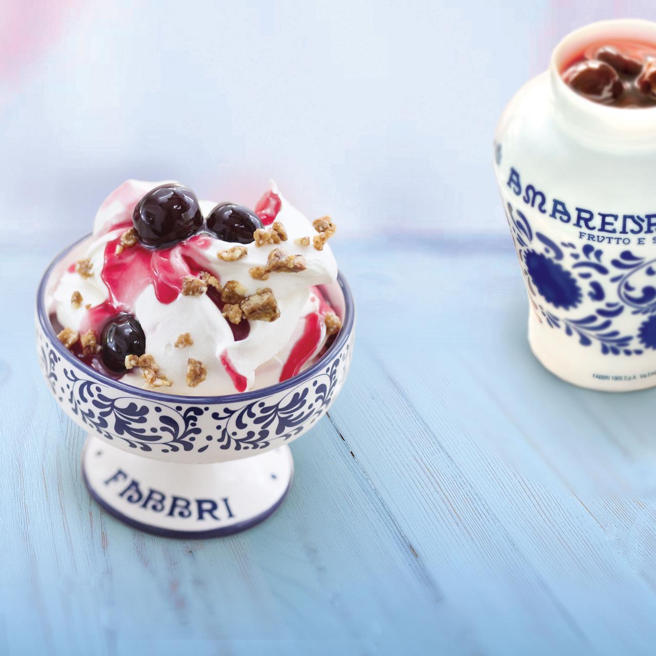 Gelato with Amarena Fabbri